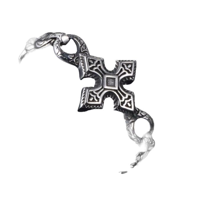 CRIMSON CROSS BRACELET